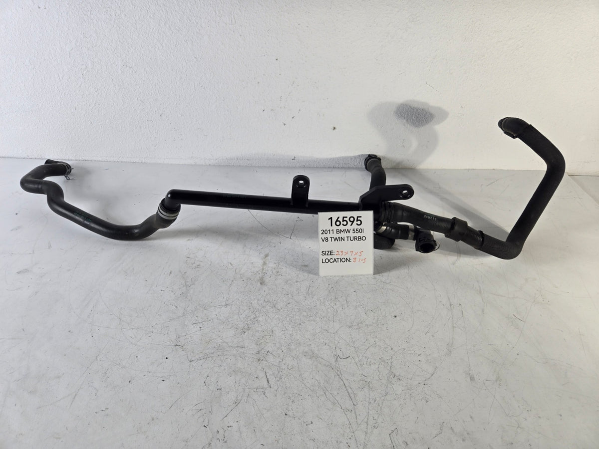 2010 2017 BMW 5 Series 550i 4.4L Water Auxiliary Coolant Pump Hose Line Pipe OEM