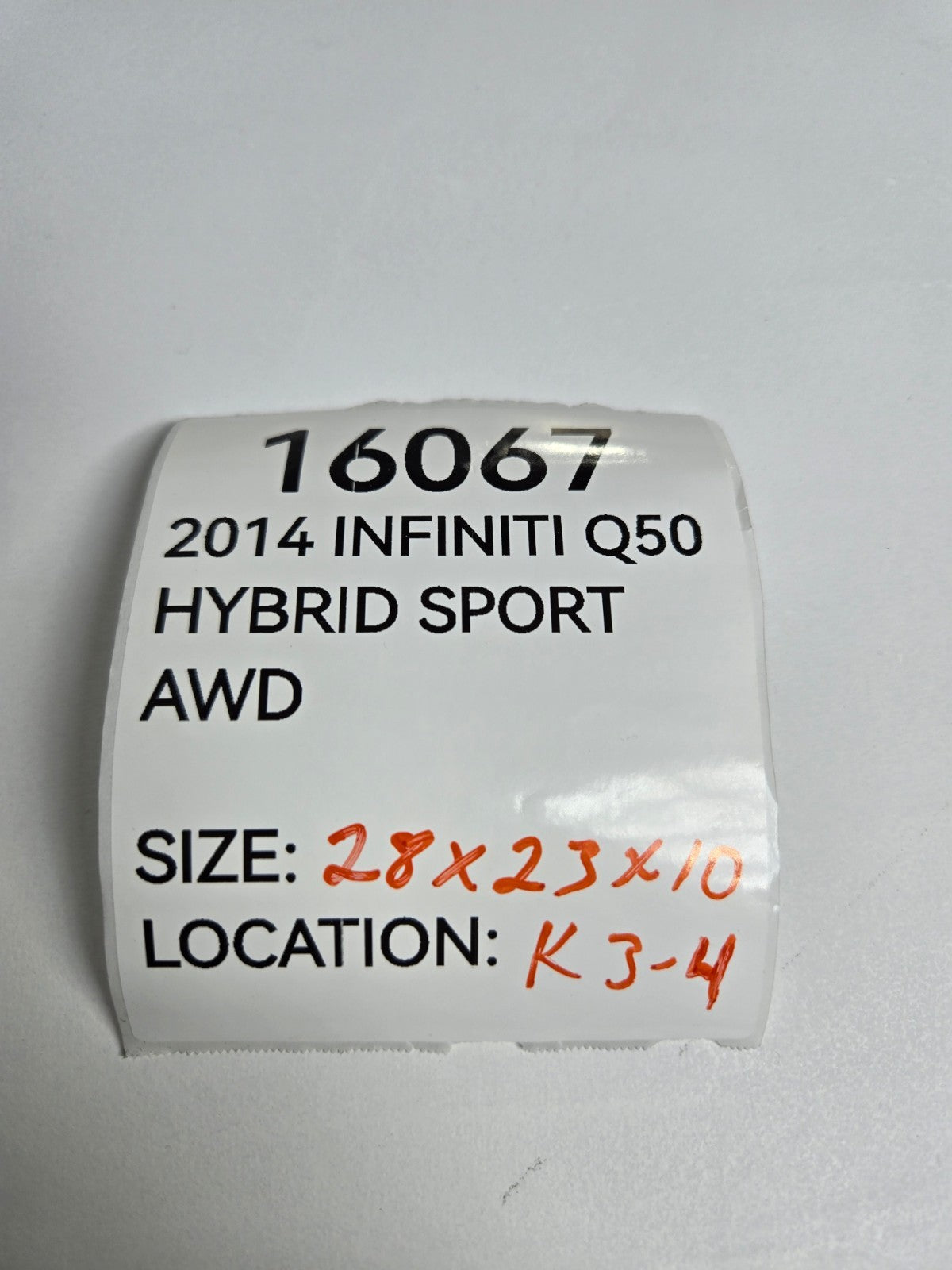 2014 Infiniti Q50 Hybrid AWD Dash Instrument Wire Wiring Harness OEM 240104GA1D