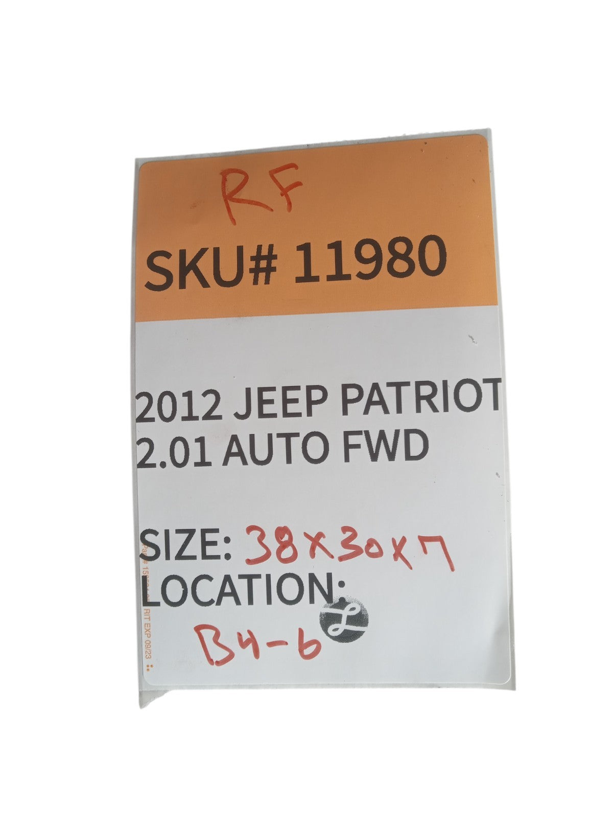 2012-2015 Jeep Patriot Right Front Interior Door Panel Driver Side OEM 11980