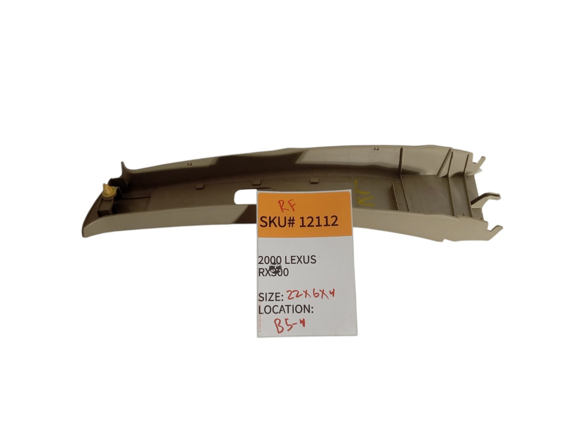 1999 2001 Lexus RX RX300 Right Passenger Front B Pillar Trim Upper OE 6241048010