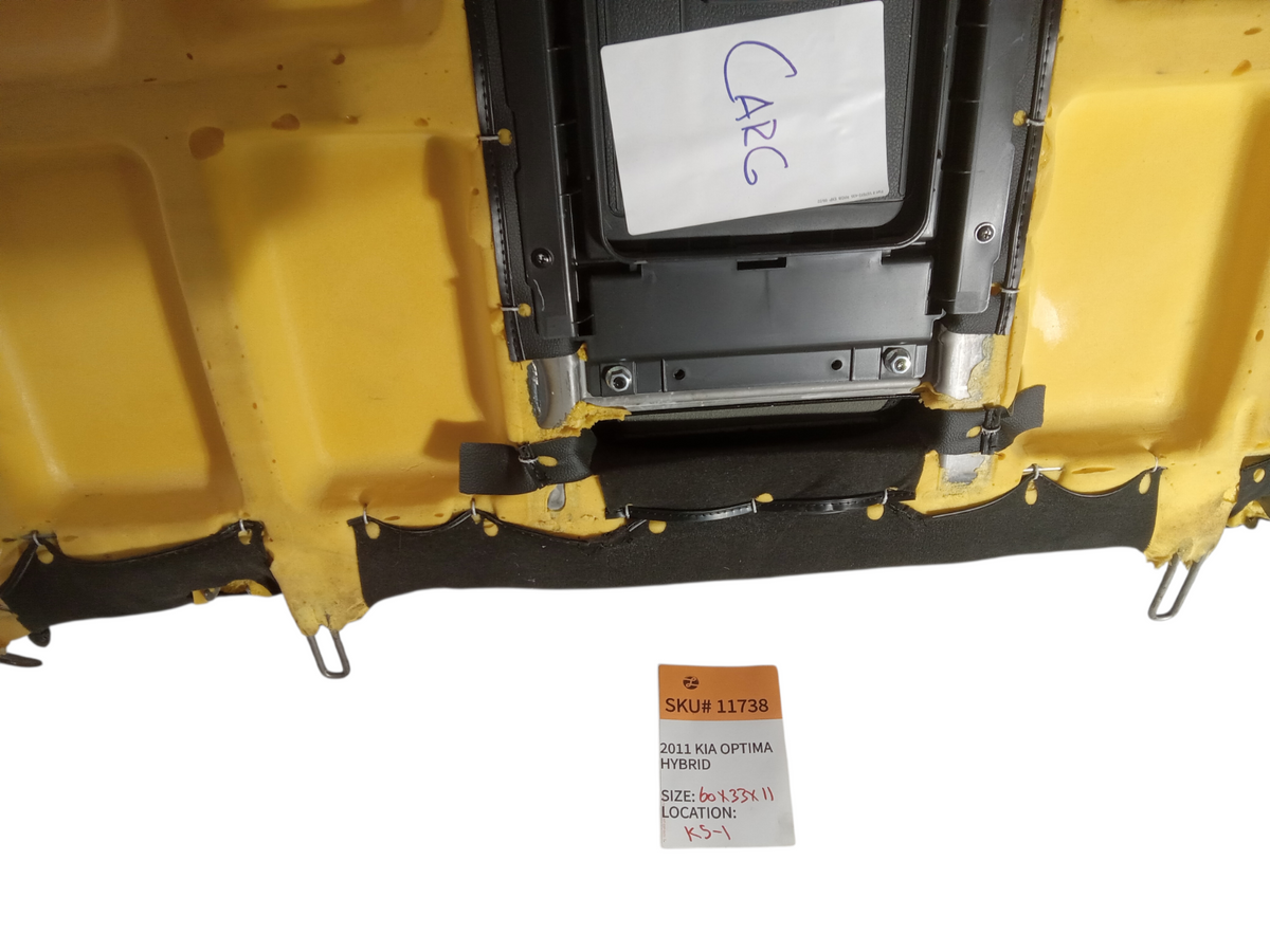 2011 2012 2013 Kia Optima Hybrid Rear Seat Upper Cushion Arm Rest Leather OEM x