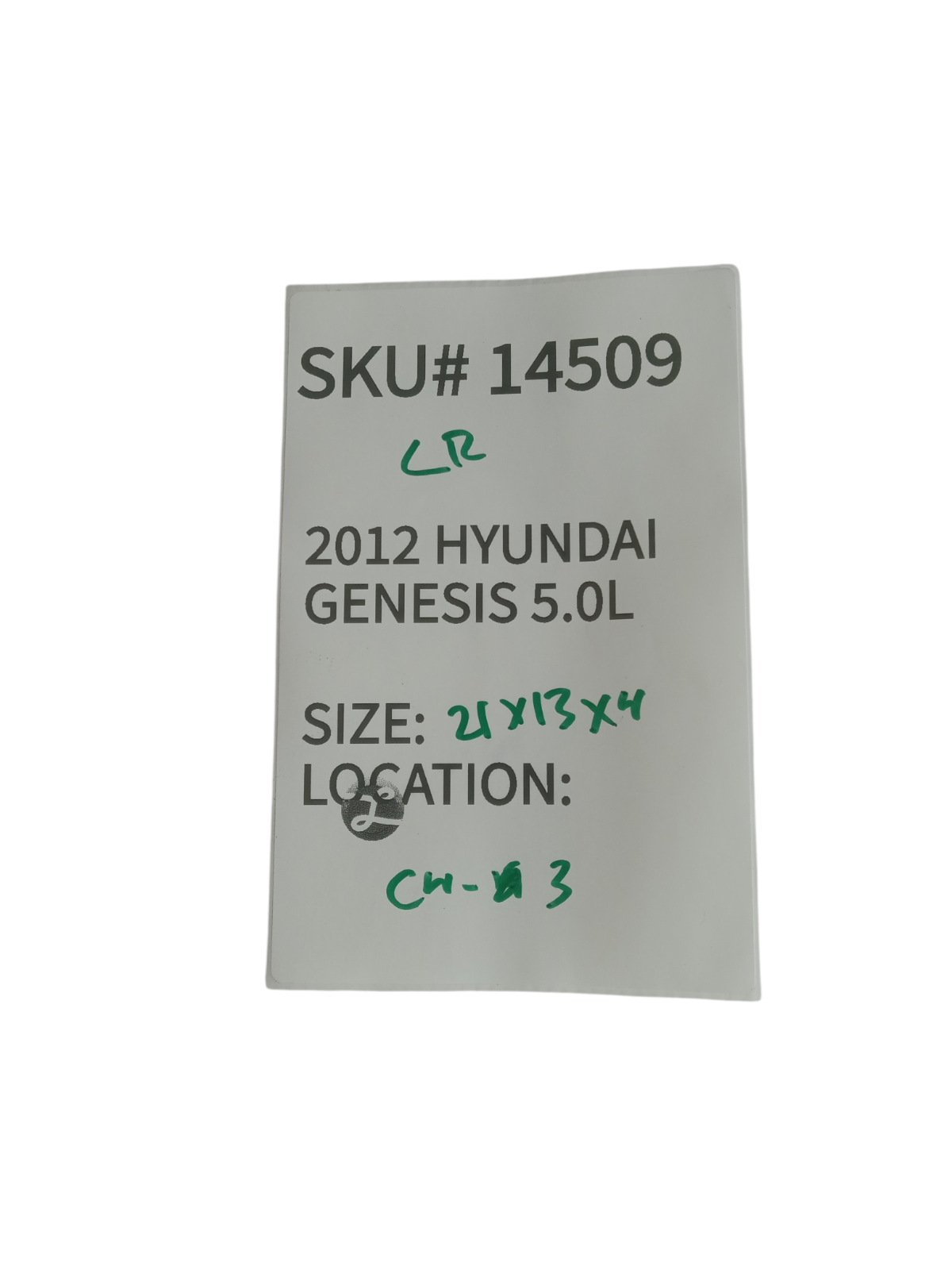 2012-2014 Hyundai Genesis Left Rear Quarter C Pillar Trim Cover OEM 14509