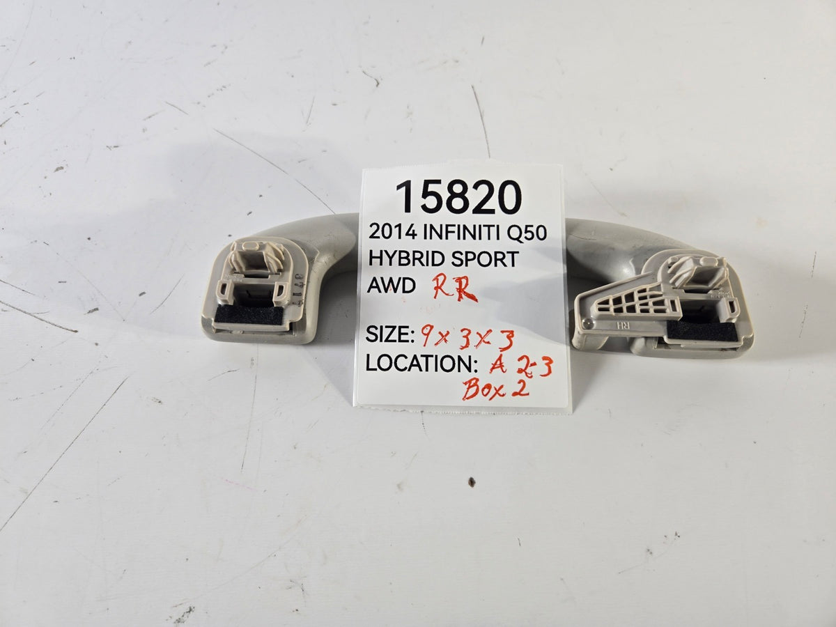 2014 2024 Infiniti Q50 Right Passenger Rear Roof Grip Grab Handle OE 739406AU1A