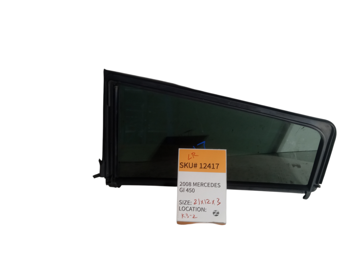 2008-2014 Mercedes-Benz GL450 Left Rear Door Window Fixed Glass OEM 12417