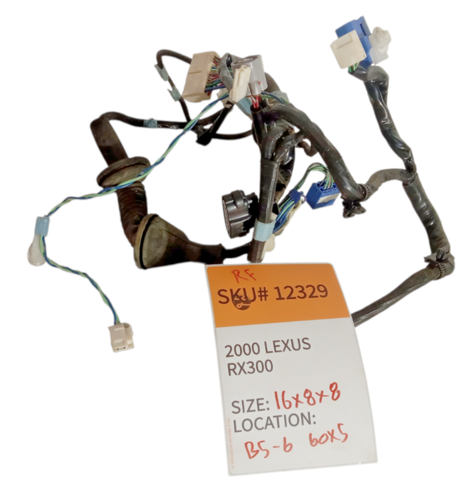 1999 2003 Lexus RX RX300 Right Passenger Front Door Wire Wiring Harness OEM