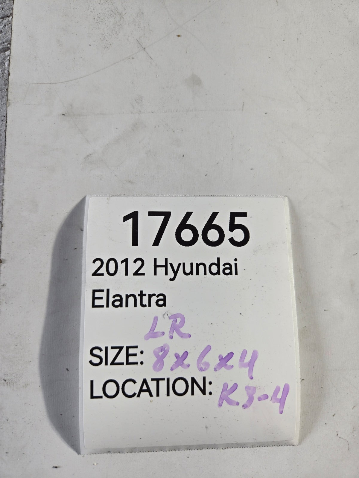 2011 2013 Hyundai Elantra Left Driver Side Rear Door Wire Wiring Harness OEM