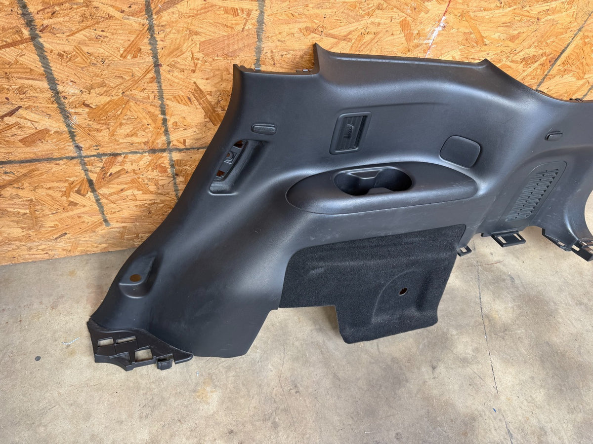 2020 Infiniti QX60 right passenger rear back quarter panel interior trim plastic