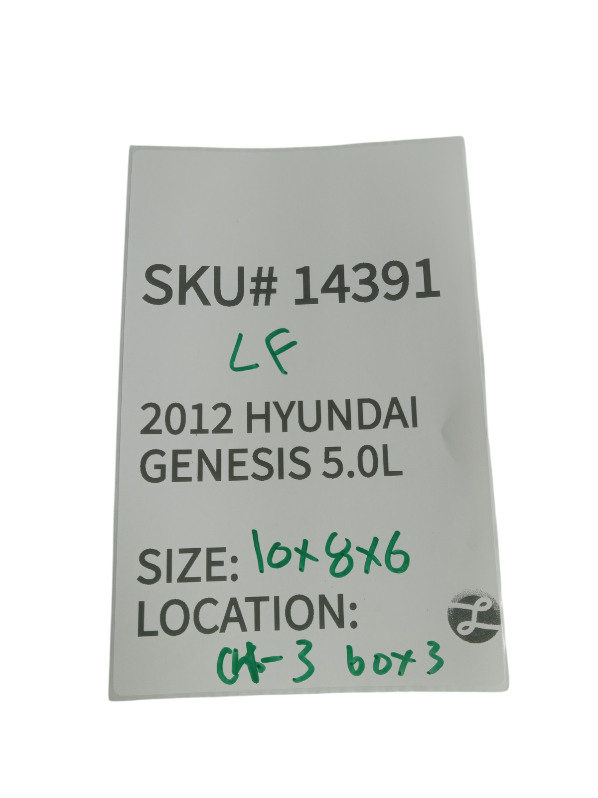 2012-2014 Hyundai Genesis Cabin Fuse Relay Box 91950-3M201 OEM 14391