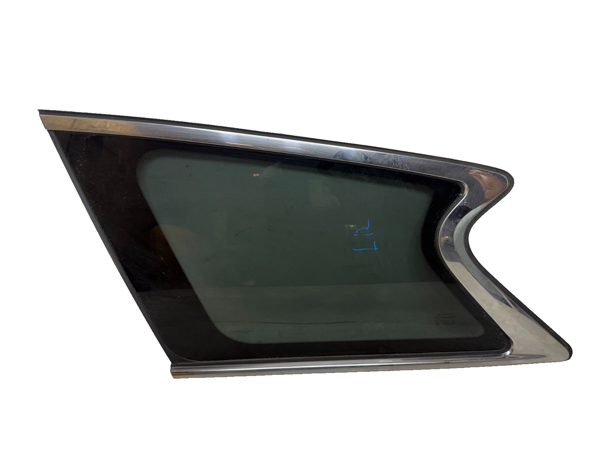 2013 Infiniti JX35 left driver side rear back quarter panel glass window OEM LR