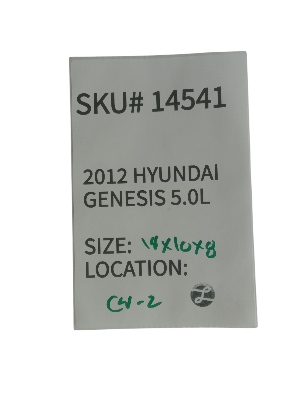 2012-2014 Hyundai Genesis Fuse Relay Junction Box Upper Cover OEM 14541