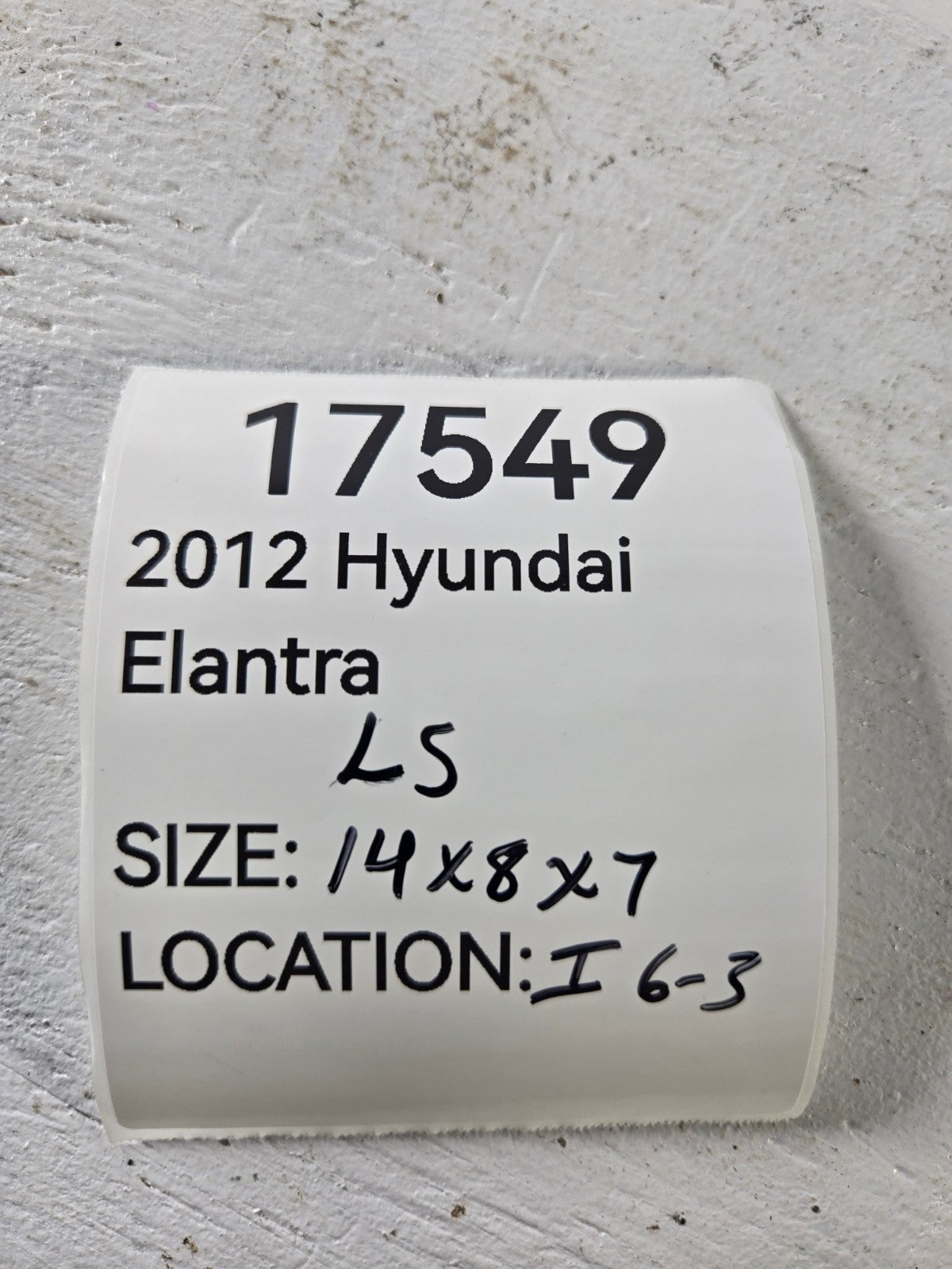 2011 2013 Hyundai Elantra Left Driver Front Door Side Rear View Mirror OEM