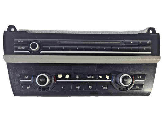 2010 2016 BMW 528i 535d 550i M5 AM FM Radio & A/C Control Panel OEM 61319328425