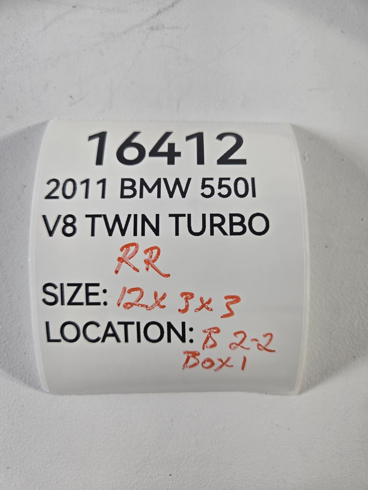 2011 2016 BMW 528i 550i Right Passenger Side Rear Door Sun Shade Sunshade OEM