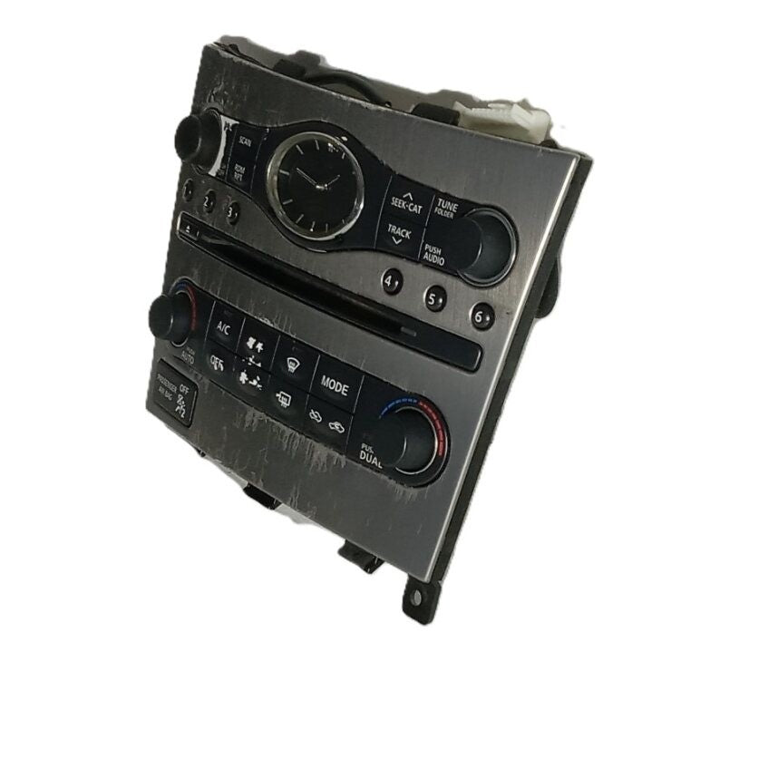 2011-2012 Infiniti G25 Dual Zone Climate Control Panel AC/Heater Radio OEM 10521