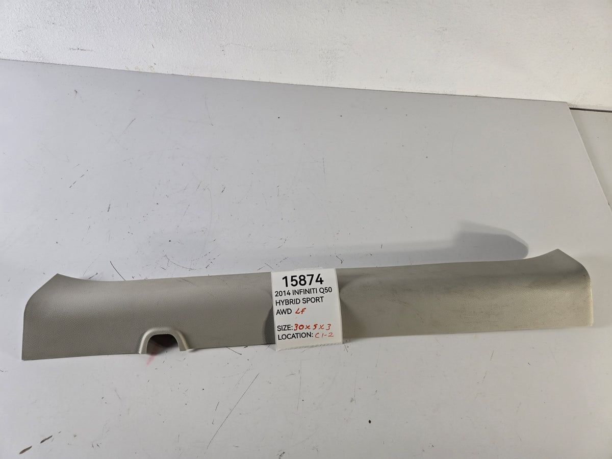2014 2020 Infiniti Q Q50 Left Driver Side Front Door Sill Scuff Molding Trim OEM
