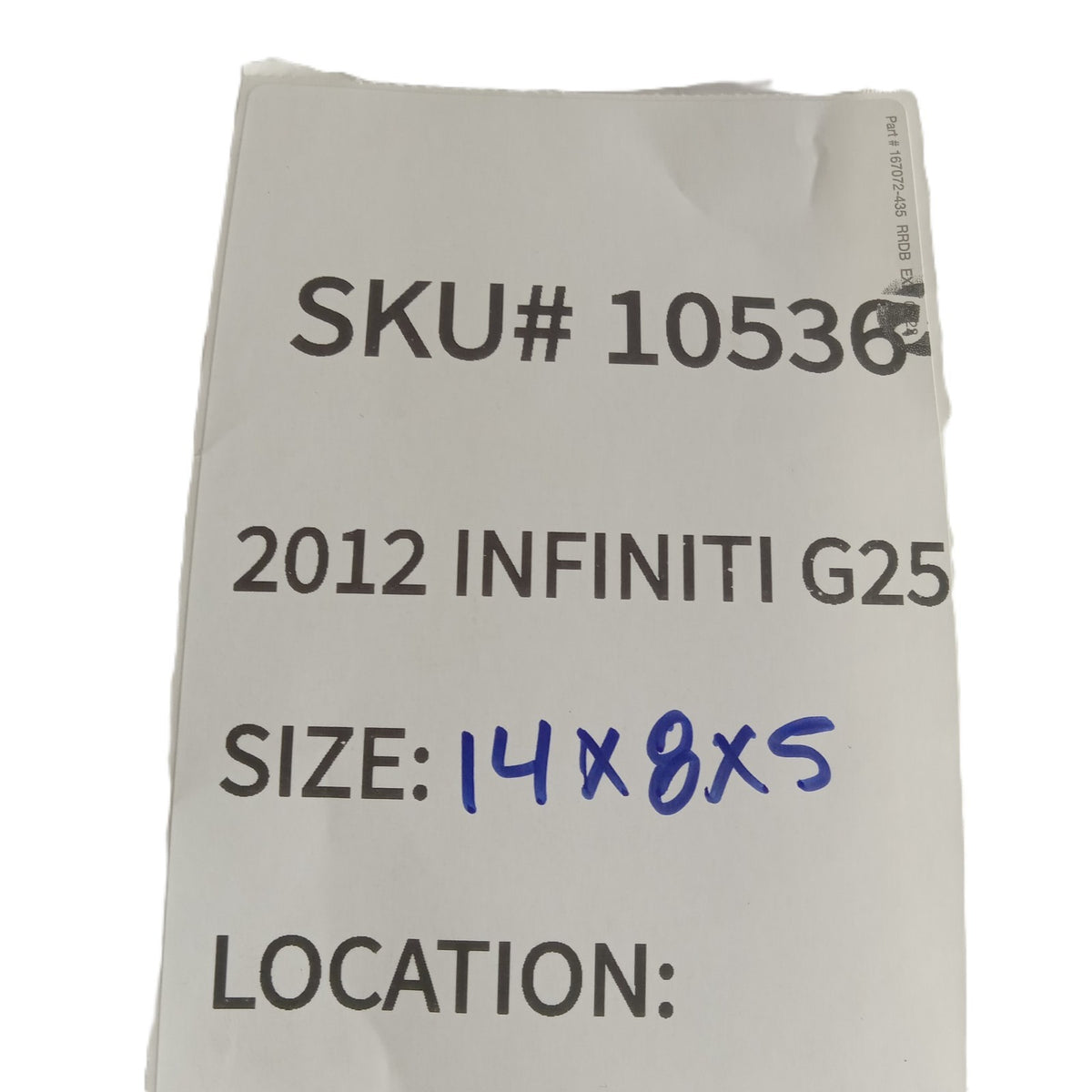 2011-2012 Infiniti G25 Center Console Gear Shifter Bezel Trim OEM 10536