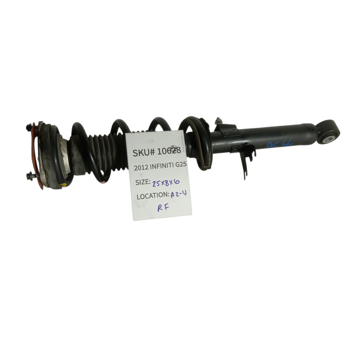 2011 2012 Infiniti G25 Right Front Strut Shock Absorber Passenger Side OEM 10628