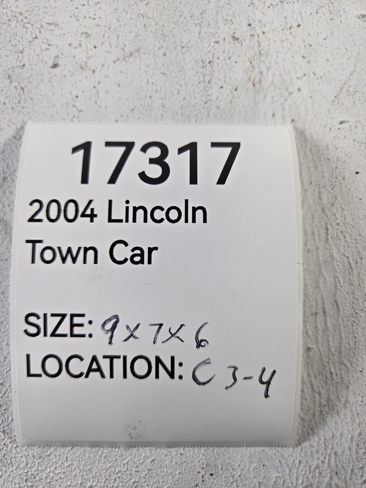 2001 2005 Lincoln Town Car Master Cylinder Reservoir Bottle Cap OEM 1W1Z2140AA