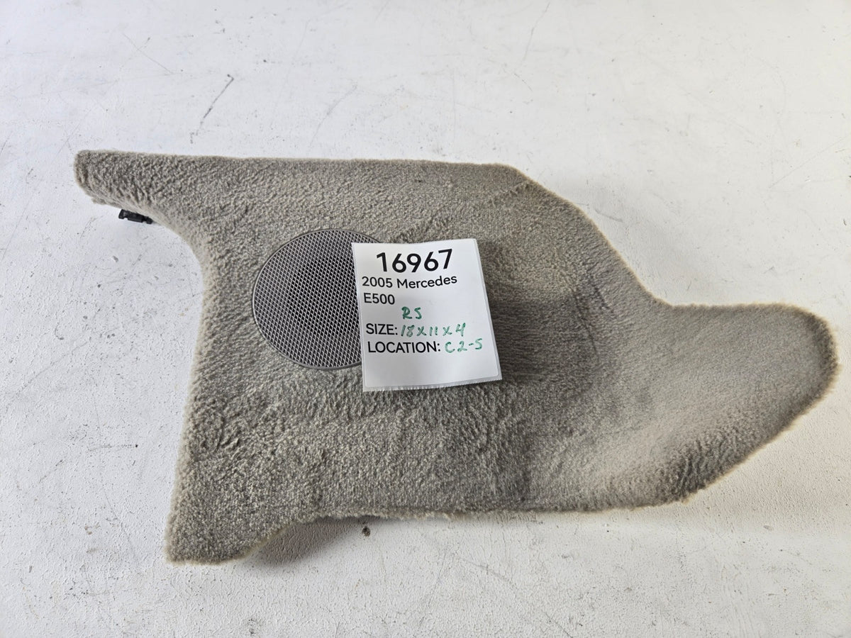 2003 2006 Mercedes Benz E320 E500 Right Passenger Front Cowl Kick Trim Speaker