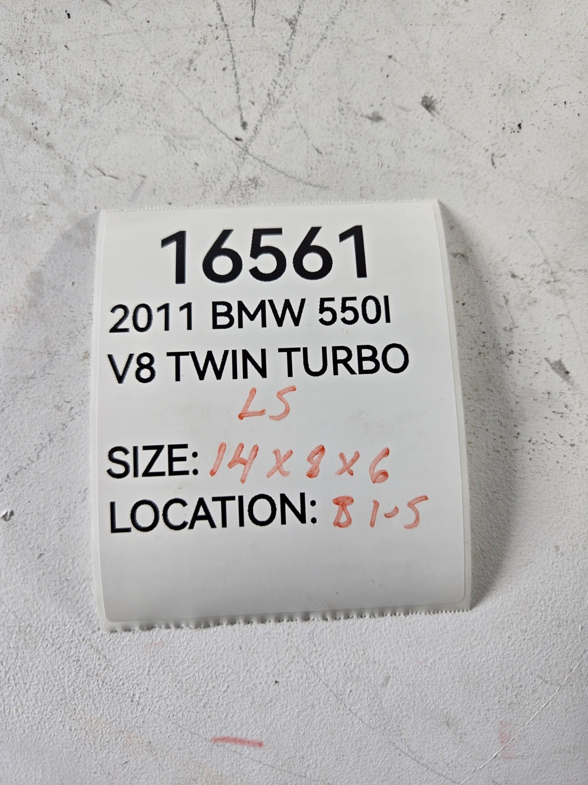 2010 2017 BMW 528i 535d 550i Left Driver Side Radiator Air Duct Vent Channel OEM