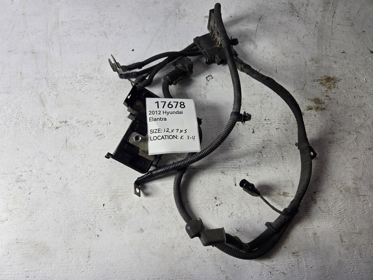 2011 2015 Hyundai Elantra Battery Terminal Cable Wire Harness OEM 371803X001