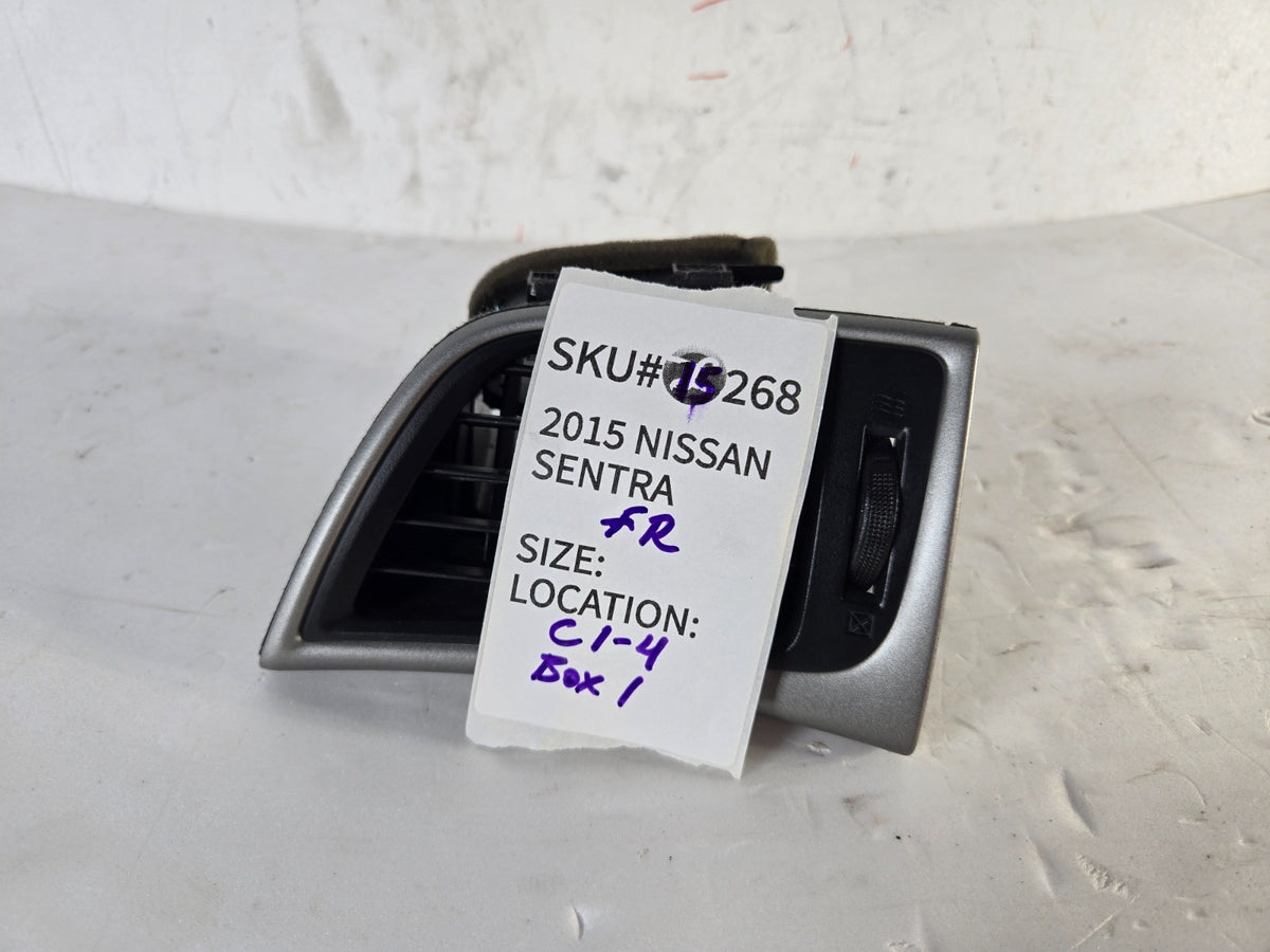 2013-2015 Nissan Sentra Right Front Dash Air Vent Grille 68760-3SG1A OEM 15268