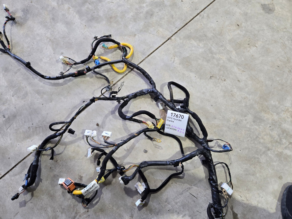 2011 2013 Hyundai Elantra Dash Instrument Wire Wiring Harness OEM 911003Y012