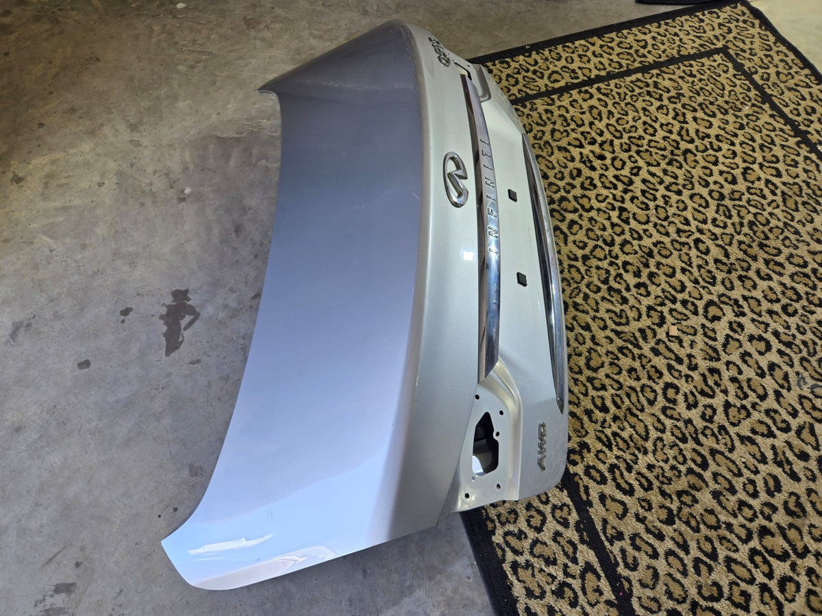 2014 2017 Infiniti Q50s Hybrid AWD Rear Back Trunk Deck Lid Shell Panel OEM x