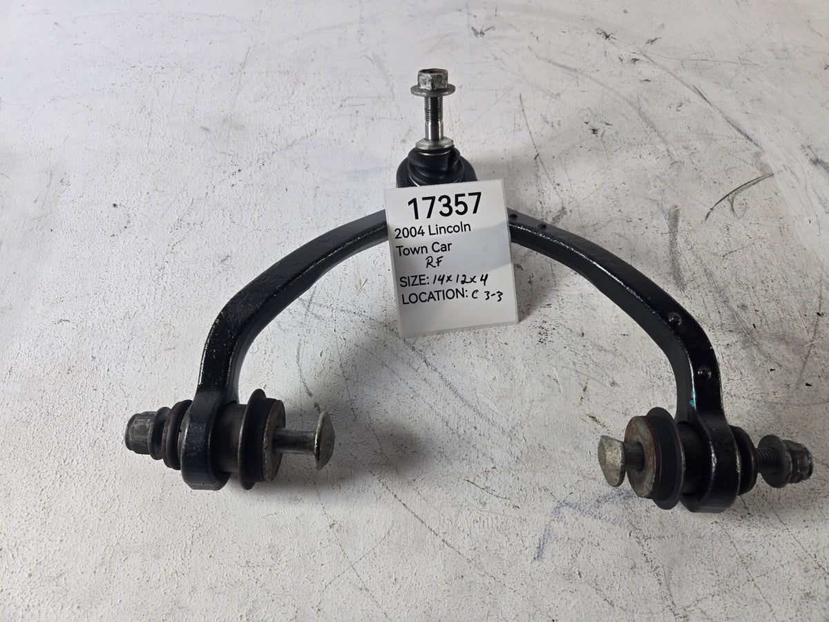 2003 2006 Lincoln Town Car Right Passenger Front Suspension Upper Control Arm OE
