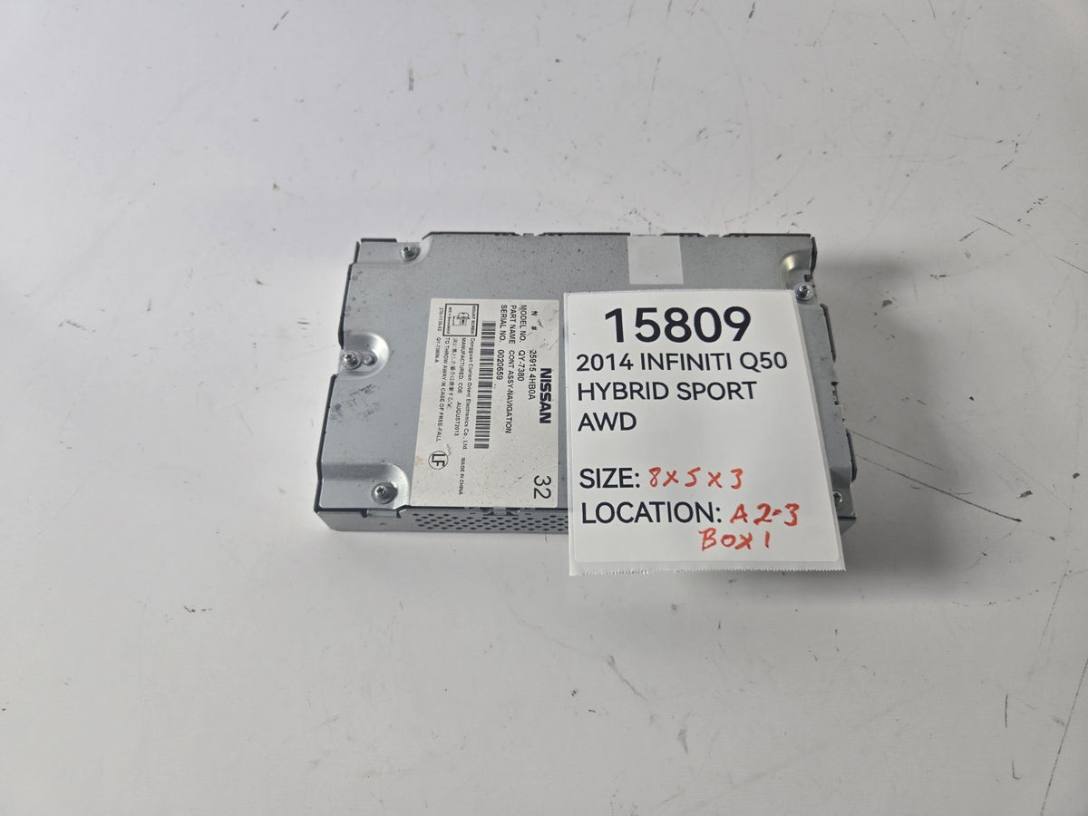 2014 Infiniti Q50 Hybrid Navigation GPS Control Module Unit OEM 259154HB0A