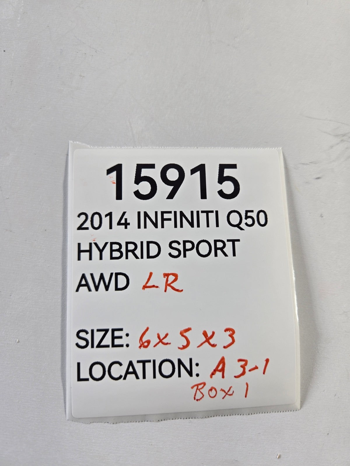 2014 2025 Infiniti Q50 QX50 Left Driver Rear Door Upper Lower Hinge Hinges OEM