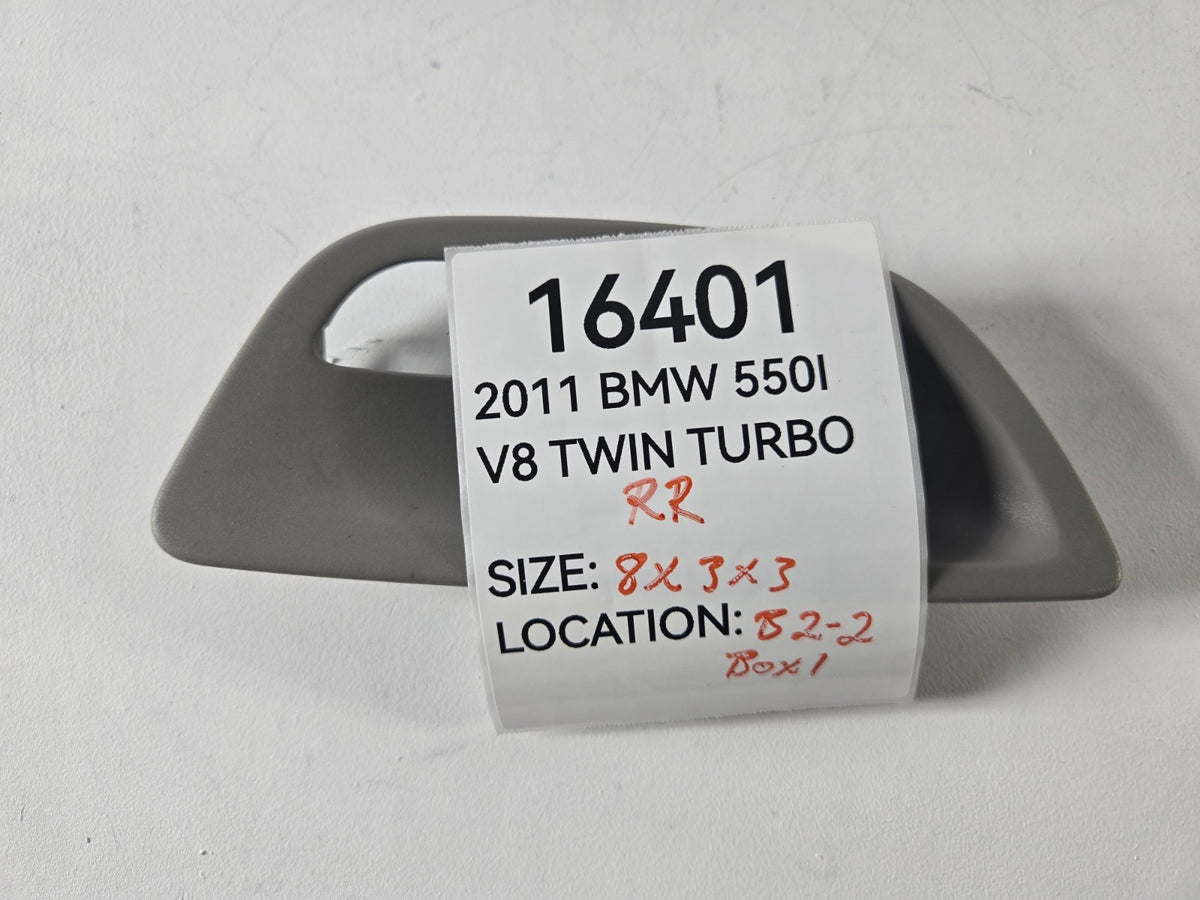 2010 2016 BMW 528i 535d 550i Right Passenger Rear Door Inner Handle Bezel Trim