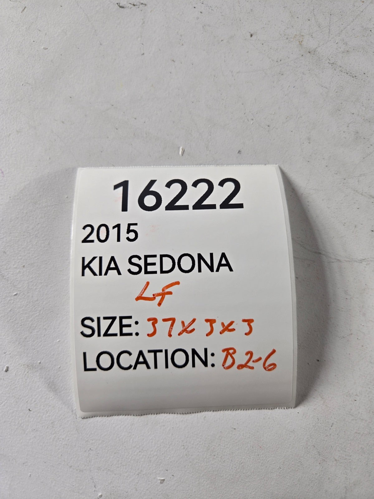 2015 2021 Kia Sedona Left Driver Front Door Weather Strip Outer Trim Molding