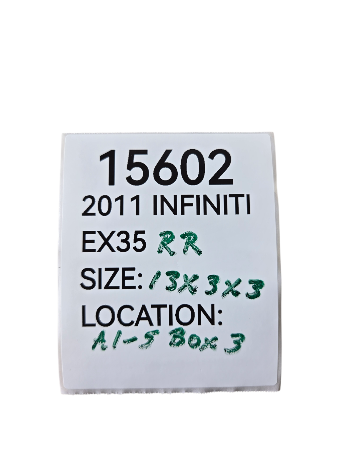 2008 2019 Infiniti EX35 EX37 FX50 Right Passenger Rear Exterior Door Handle OEM