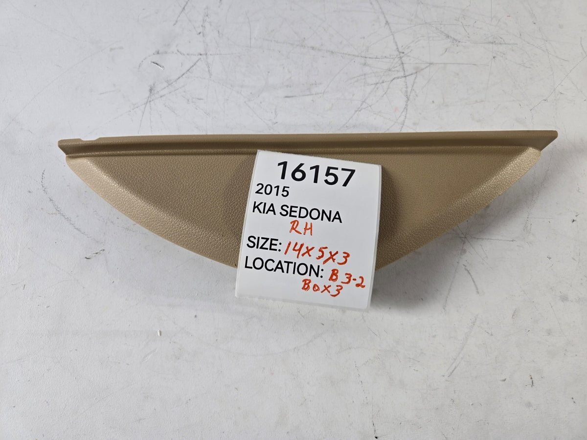 2015 2021 Kia Sedona Right Passenger Front Dash Instrument Side End Cap Cover OE