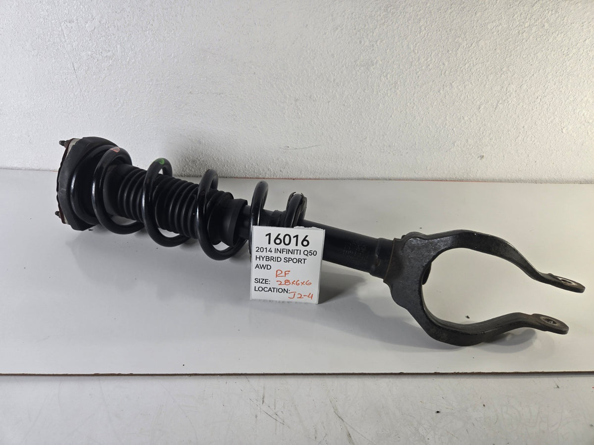 2014 2018 Infiniti Q Q50 Right Passenger Front Suspension Shock Absorber Strut