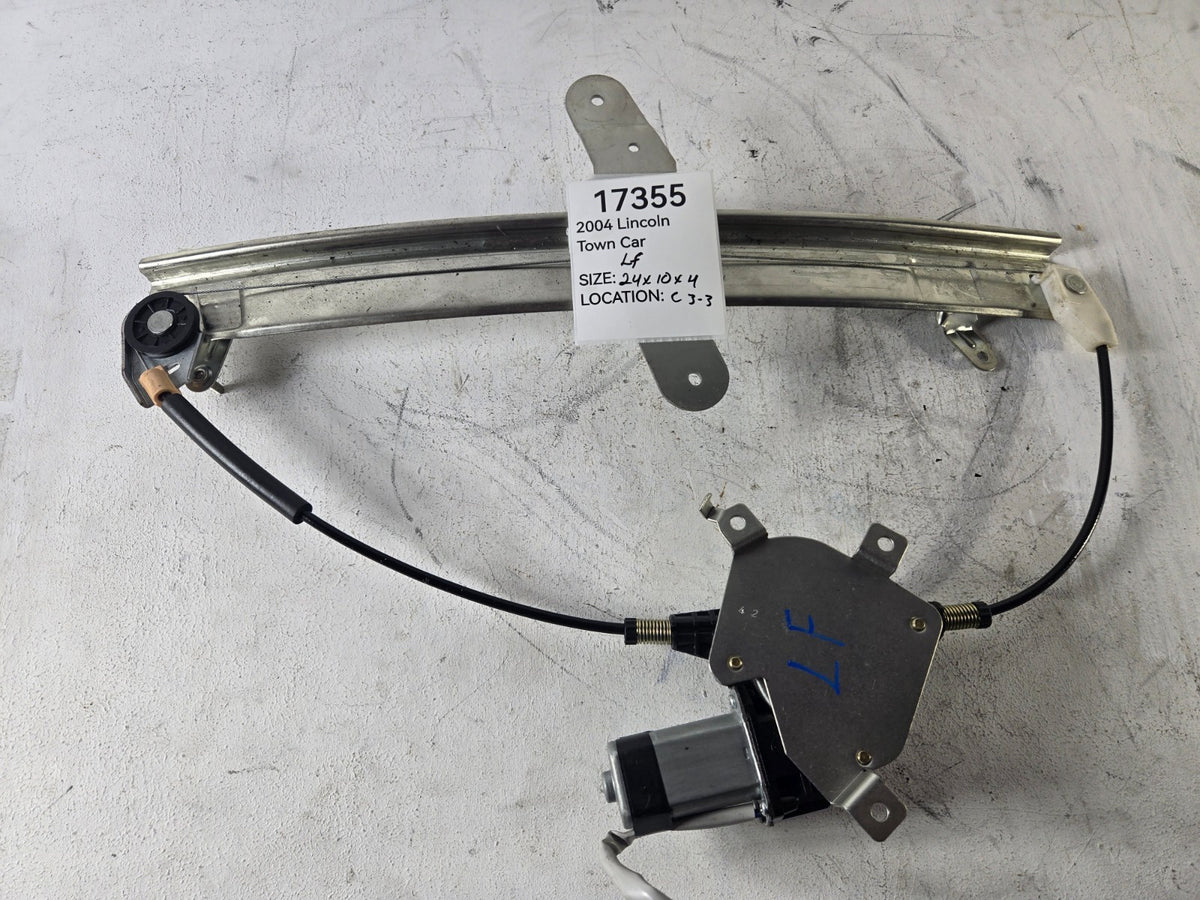 2004 Lincoln Town Car Left Driver Side Front Door Window Regulator Motor OEM