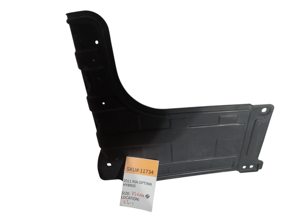 2011 Kia Optima Hybrid Left Front Radiator Support Shield 291302T000 OEM 11734