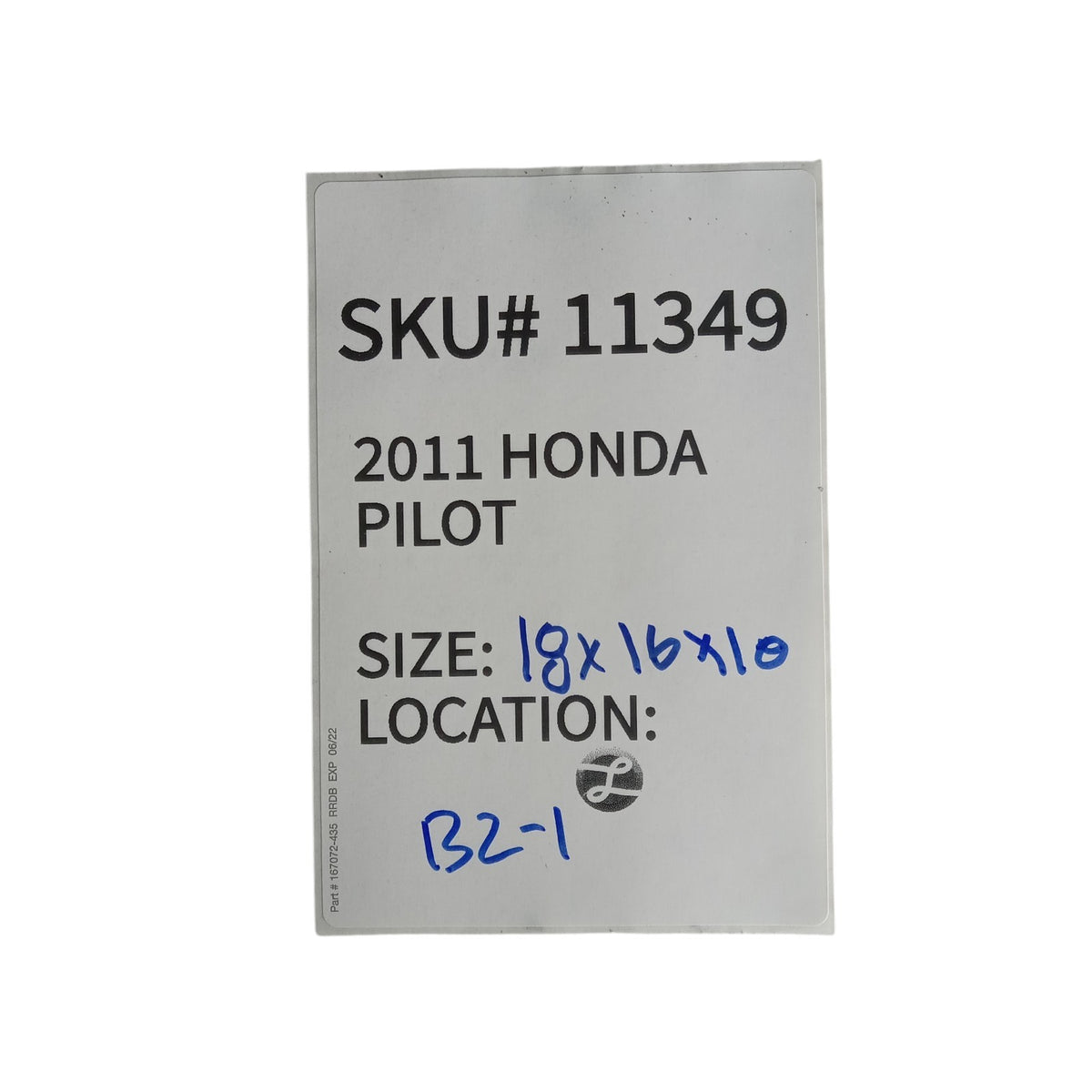 2009 2011 Honda Pilot Rear Audio Loudspeaker Subwoofer OEM EAB20110A