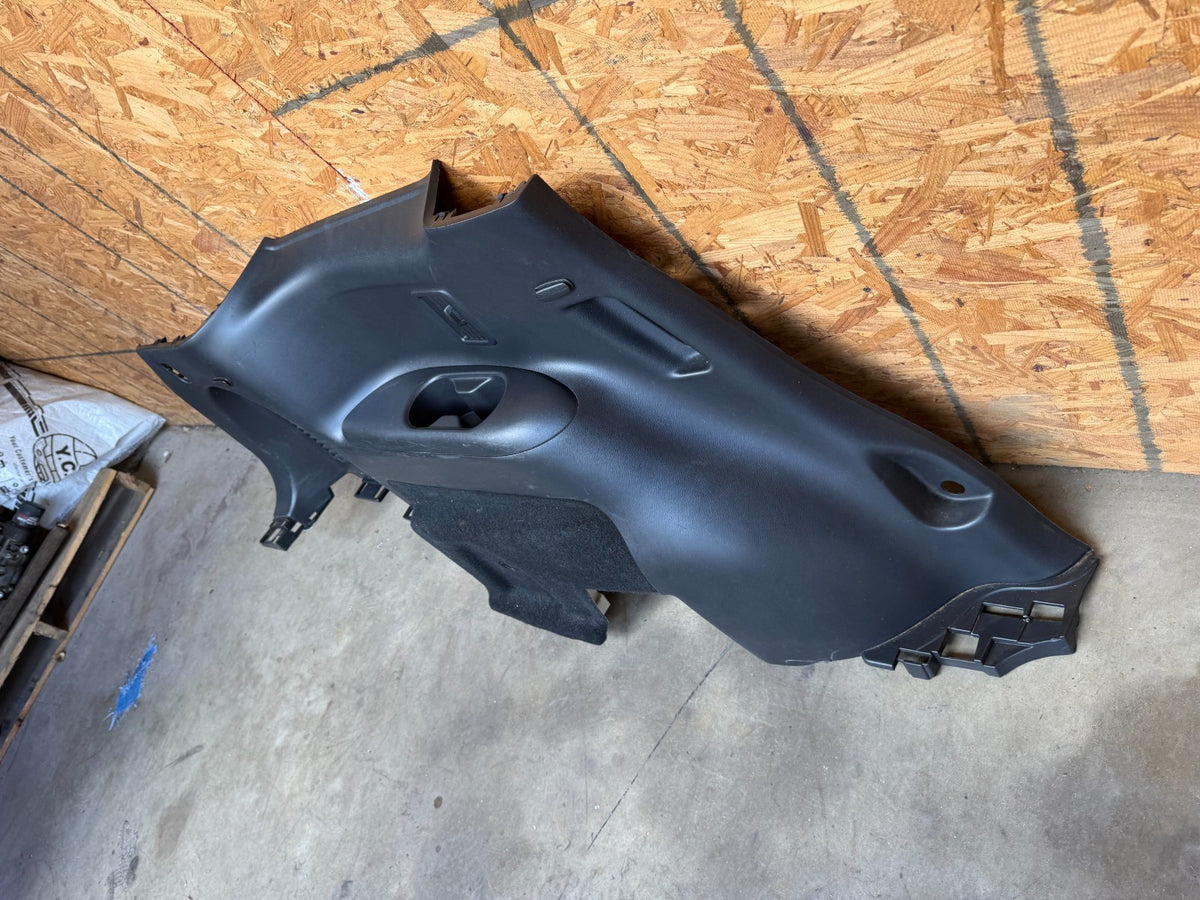2020 Infiniti QX60 left driver rear back quarter panel interior trim plastic OEM