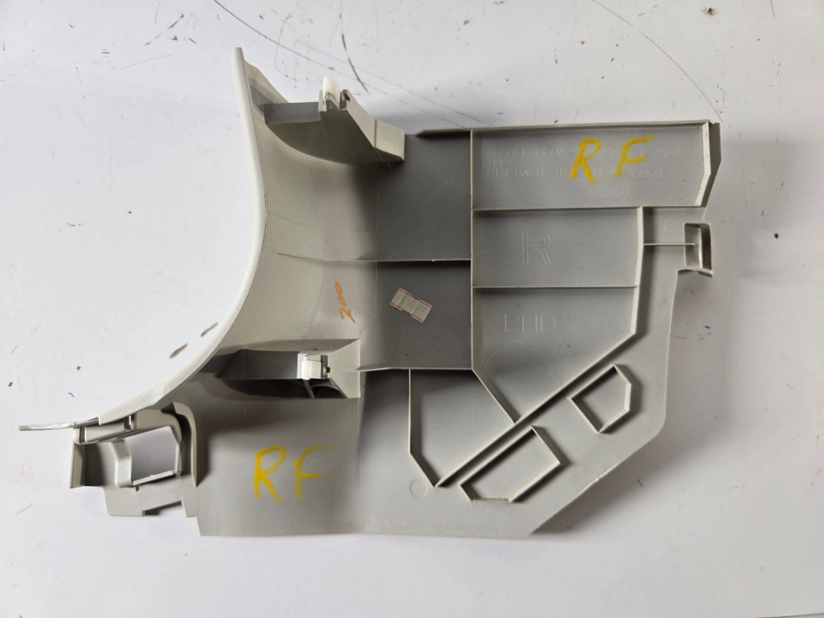 2014 2020 Infiniti Q50 Right Passenger Front Dash Kick Cowl Panel Trim Cover OEM