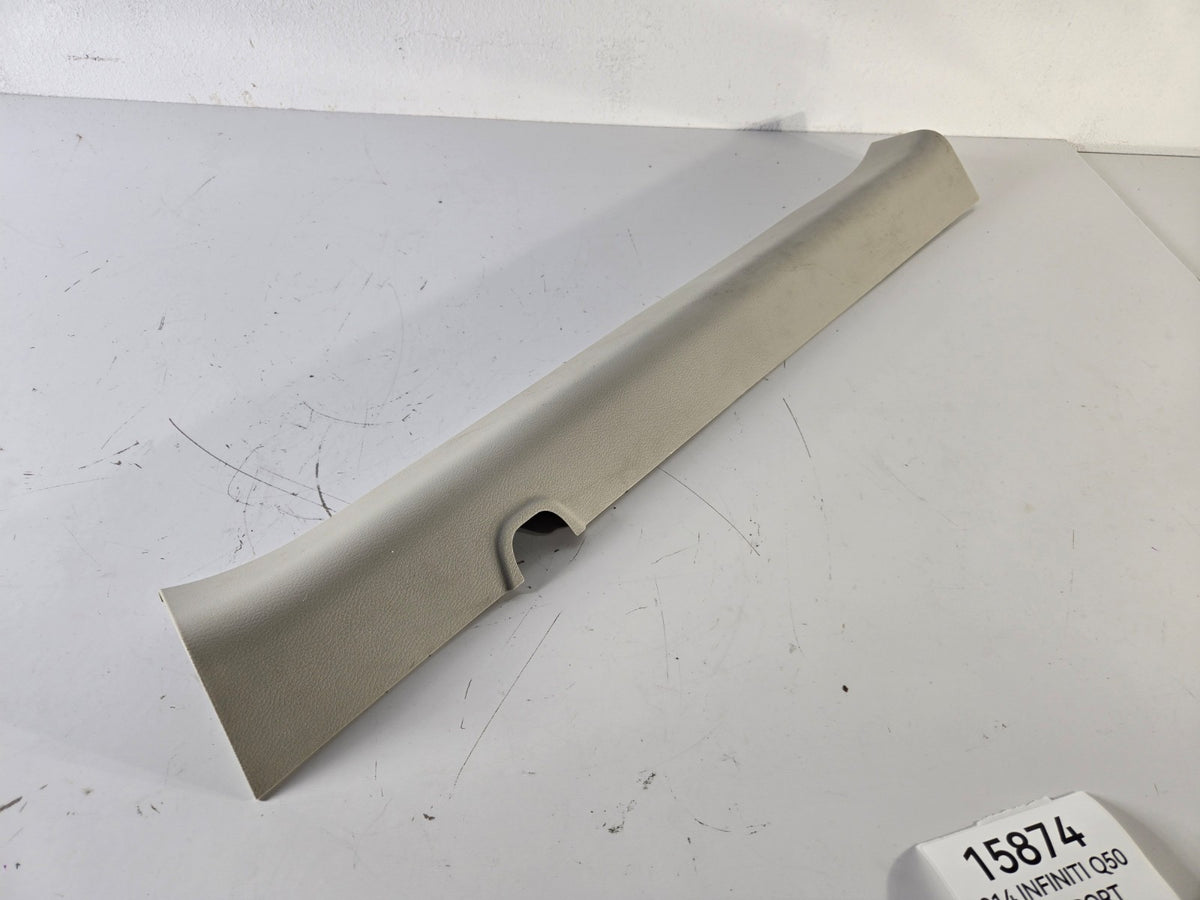 2014 2020 Infiniti Q Q50 Left Driver Side Front Door Sill Scuff Molding Trim OEM