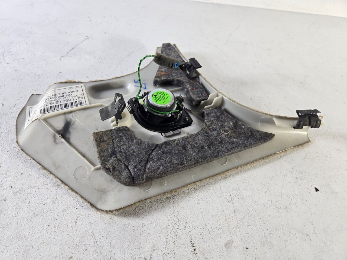 2003 2006 Mercedes Benz E320 E350 E500 Left Driver Front Cowl Kick Trim Speaker