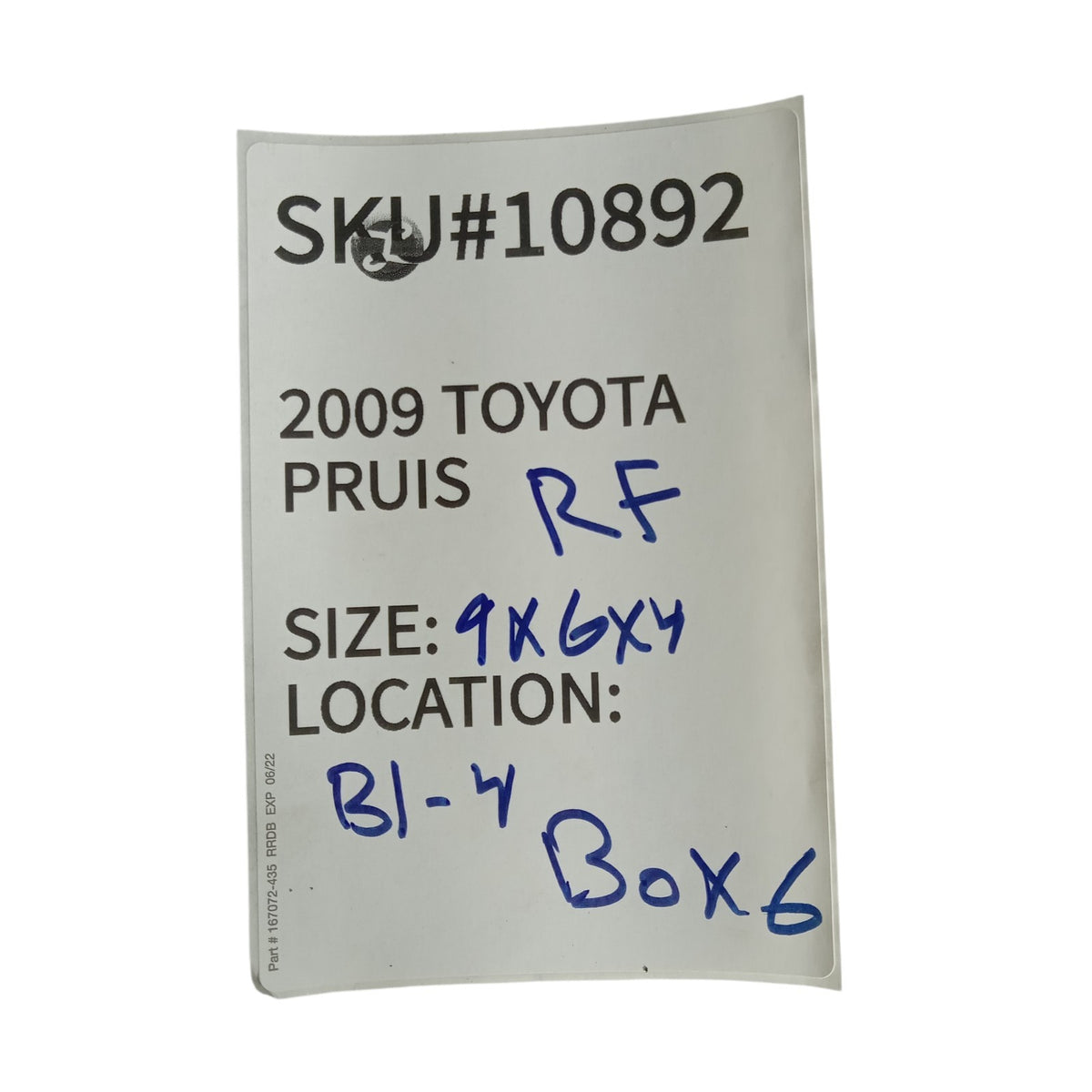 2004-2009 Toyota Prius Right Front Door Lock Actuator Passenger RH OEM 10892