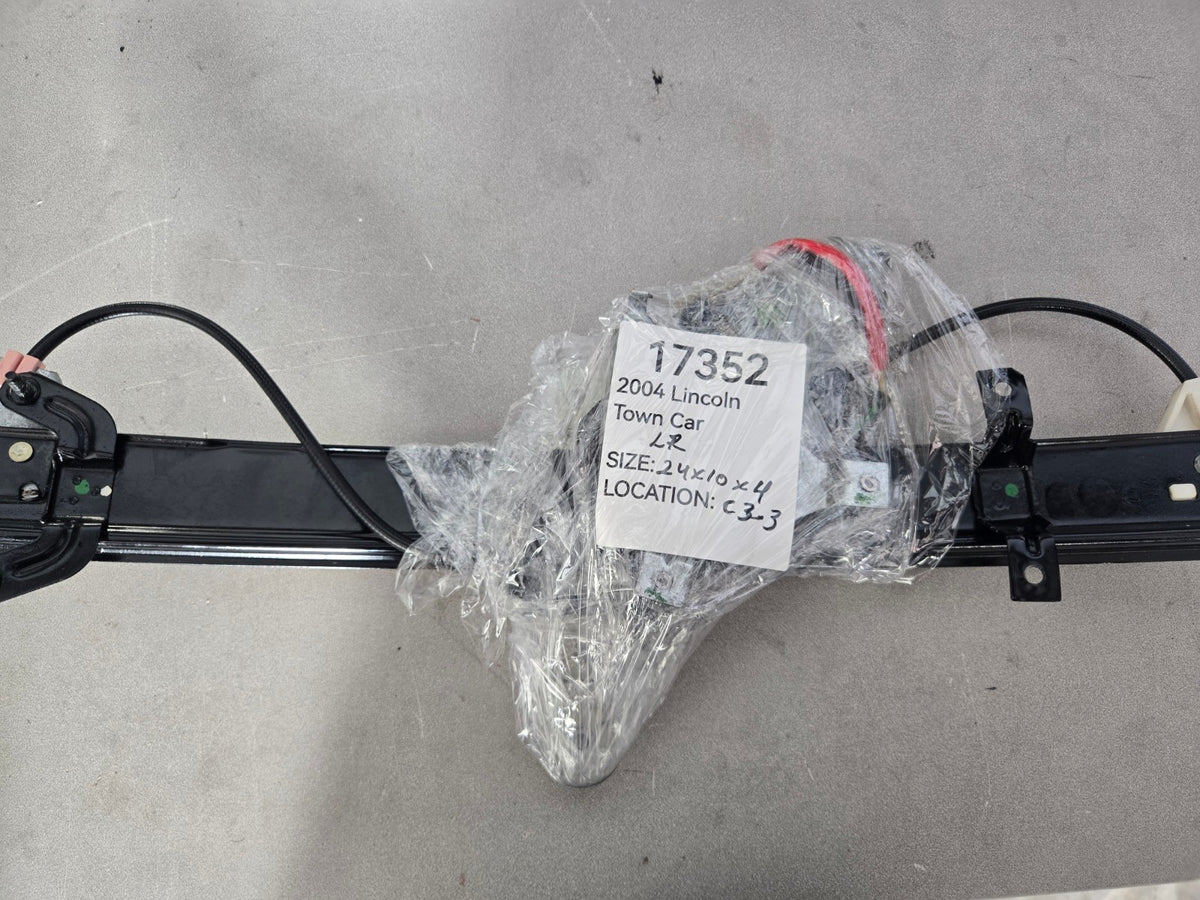 2004 Lincoln Town Car Left Driver Side Rear Door Window Regulator Motor OEM