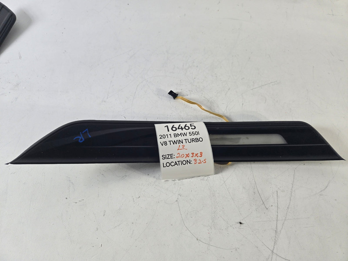 2010 2016 BMW 528i Left Driver Rear Door Sill Scuff Plate Trim OEM 51477203609