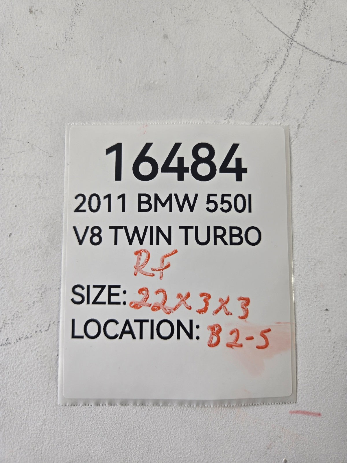 2010 2013 BMW 528i 550i Right Passenger Front Door Inner Sill Molding OEM Gray