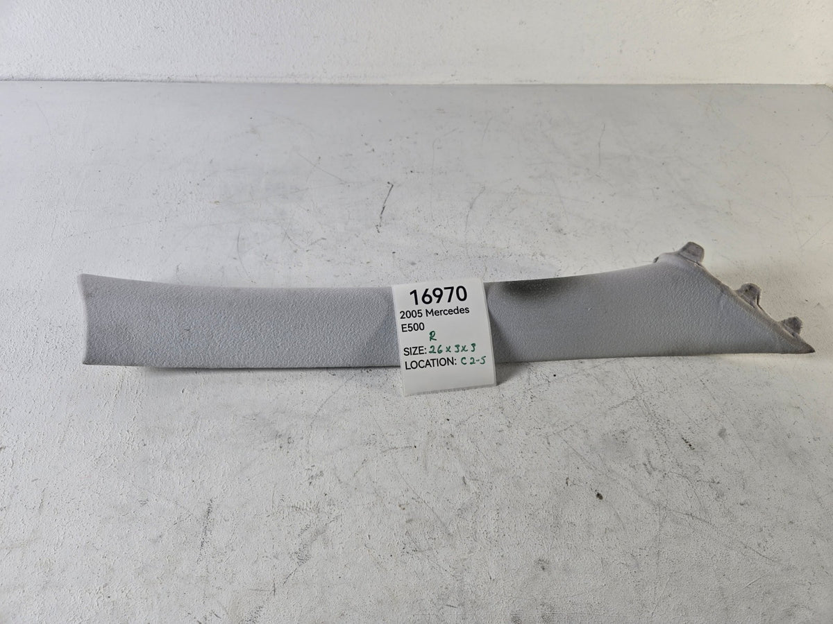 2003 2009 Mercedes Benz E500 Right Passenger Front Windshield A Pillar Trim OEM