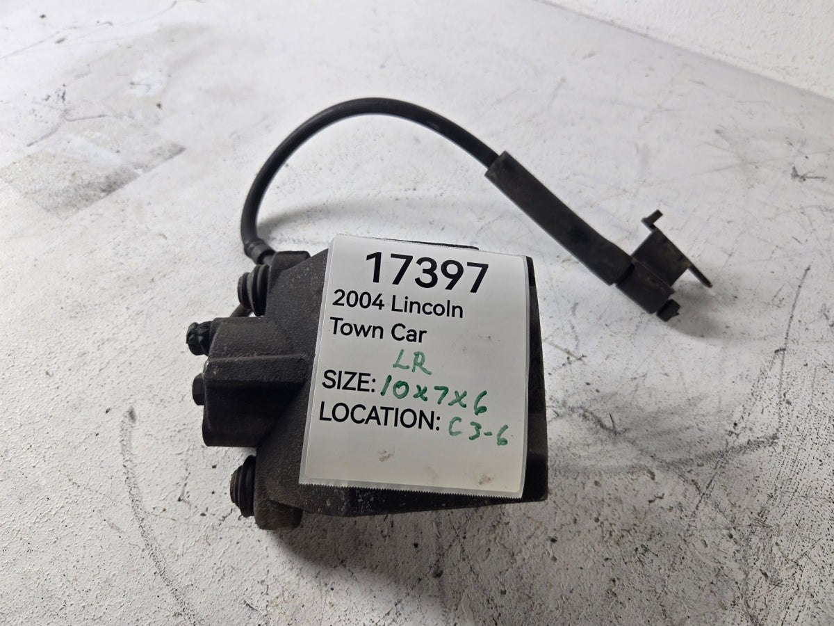 2003 2011 Lincoln Town Car Left Driver Side Rear Wheel Brake Caliper OEM