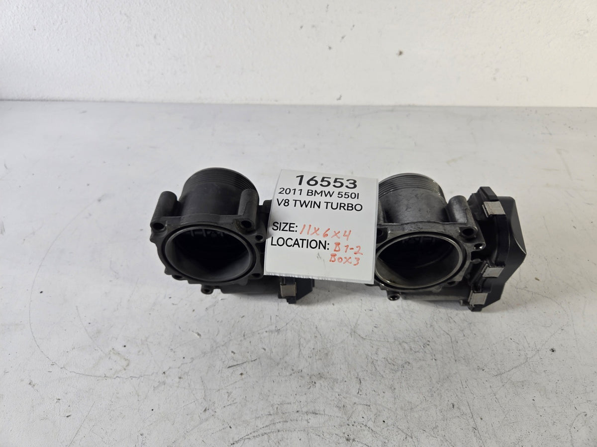 2010 2017 BMW 550i GT xDrive Left Right Fuel Gas Throttle Body OEM 13547555944